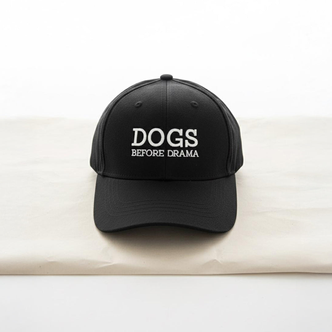 Dogs before Drama Baseball Hat