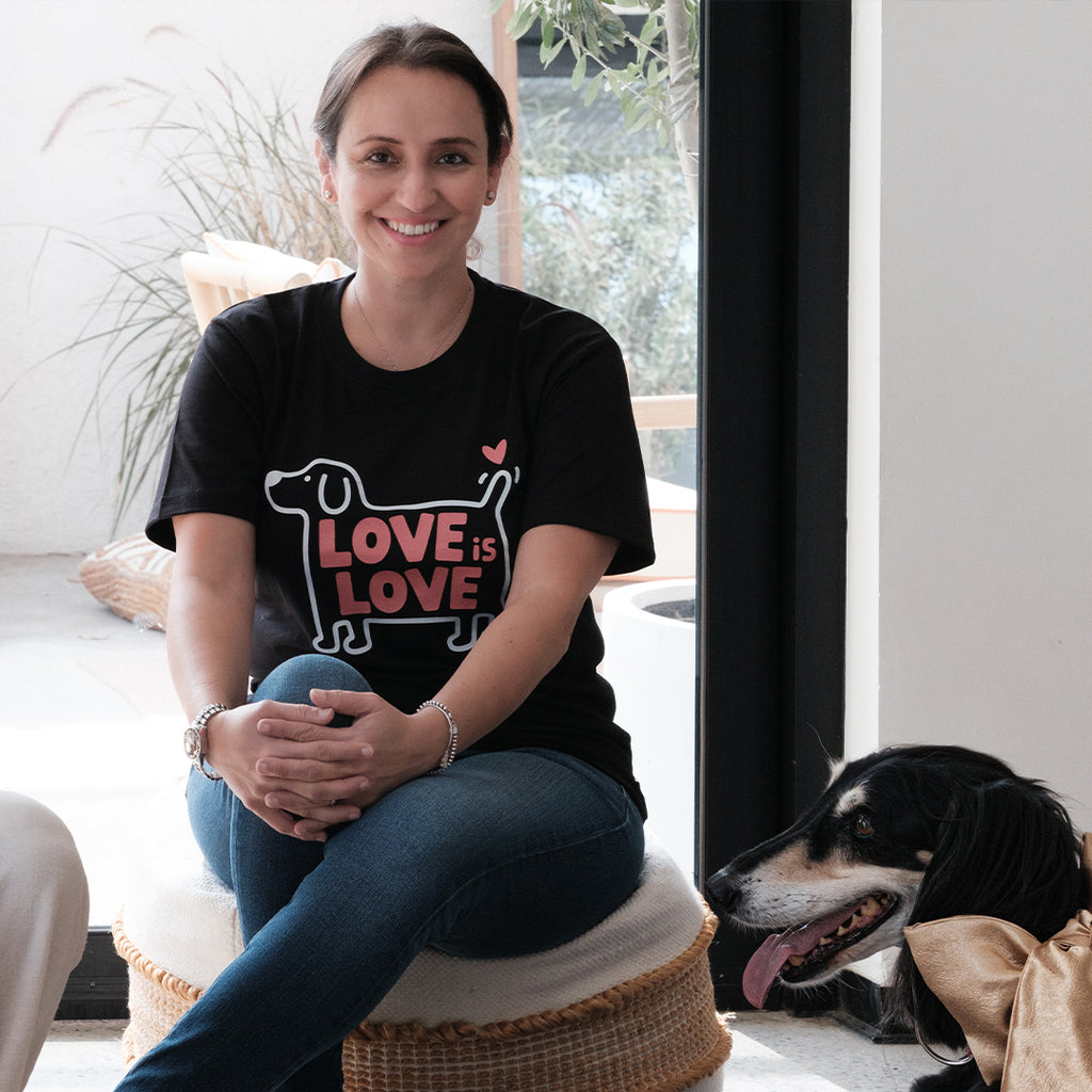 LOVE IS LOVE T Shirt -Black