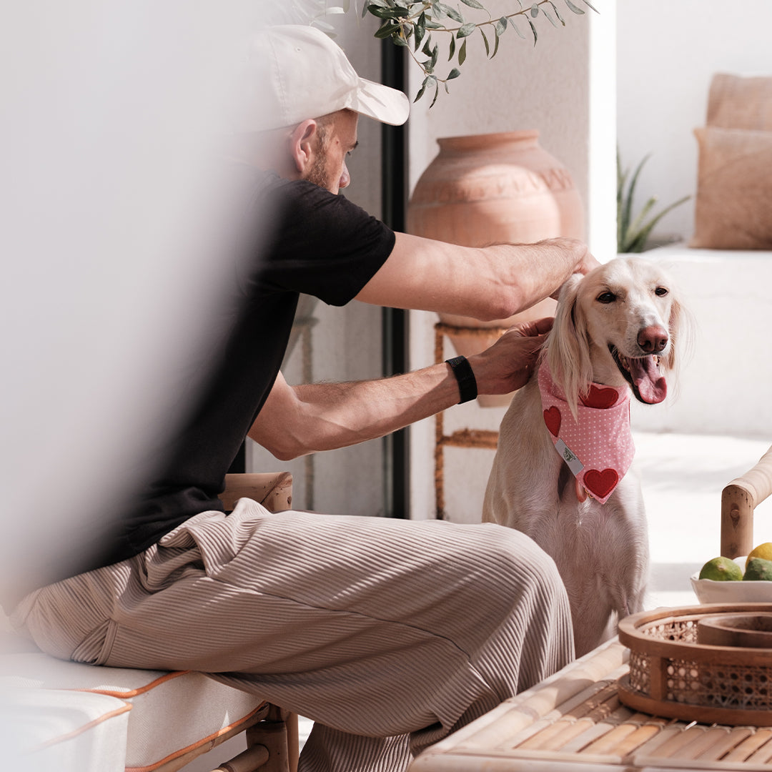 I heart you Bandana -Large