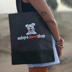 ADOPT DONT SHOP TOTE BAG