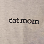 CAT MOM T SHIRT (white)