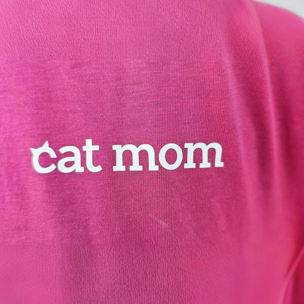 CAT MOM T SHIRT (Pink)